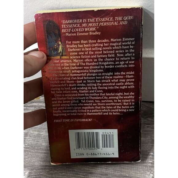 The Heirs of Hammerfell Novel by Marion Zimmer Bradley Paperback 1989 - Picture 2 of 4